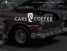 Tablet Screenshot of carsandcoffeemb.com